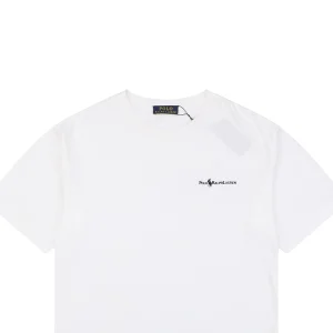 Ralph Lauren Pony Logo Embroidered T-Shirt White