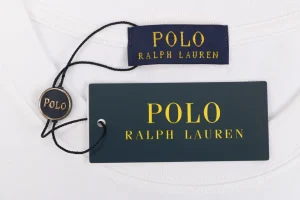 Ralph Lauren Pony Logo Embroidered T-Shirt White Brand label