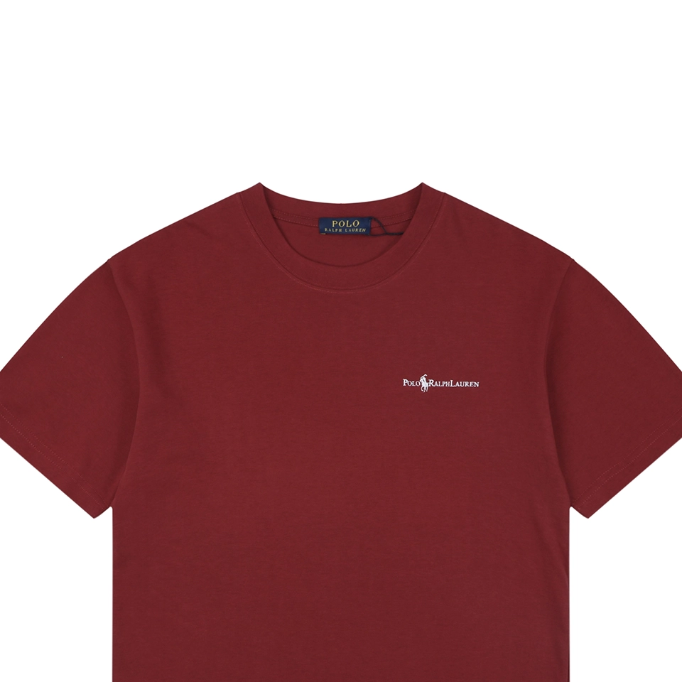 Ralph Lauren Pony Logo Embroidered T-Shirt Red