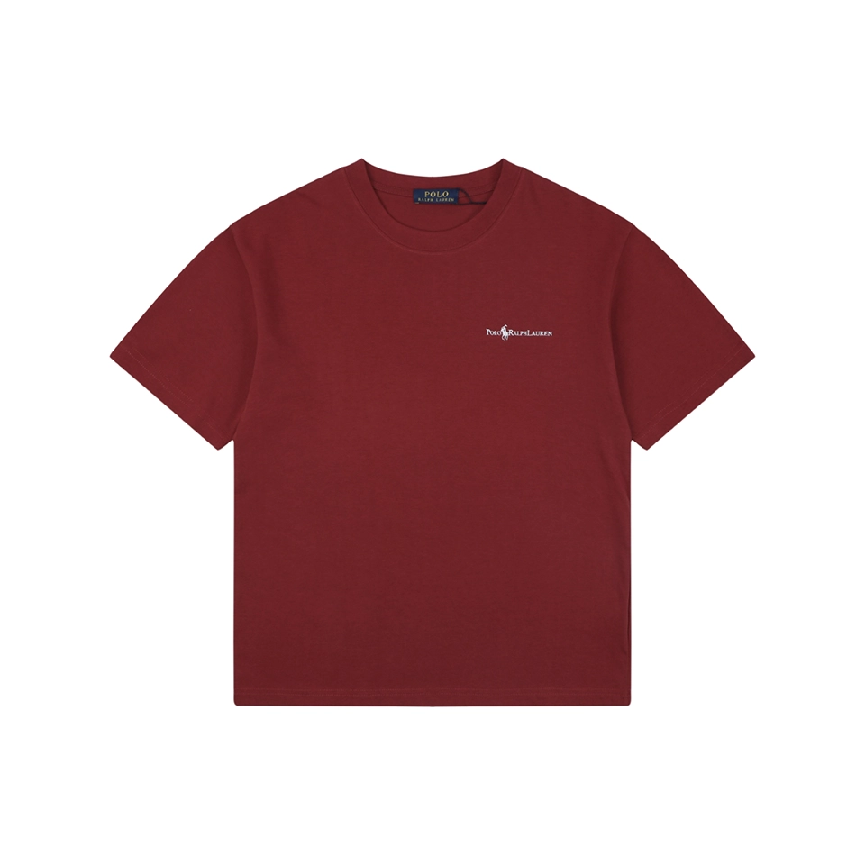 Ralph Lauren Pony Logo Embroidered T-Shirt Red Front view