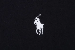 Ralph Lauren Pony Logo Knitted T-Shirt Navy Brand