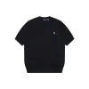 Ralph Lauren Pony Logo Knitted T-Shirt (Navy/Grey)