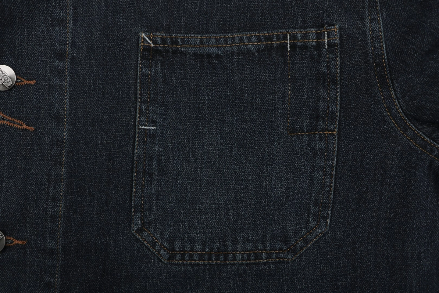 Ralph Lauren RRL-Inspired Vintage Denim Jacket Pocket