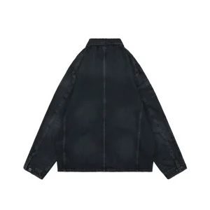 Ralph Lauren RRL-Inspired Vintage Denim Jacket Back view