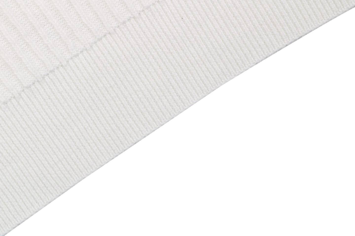 Ralph Lauren Ribbed Pony Logo Knit Polo T-Shirt White