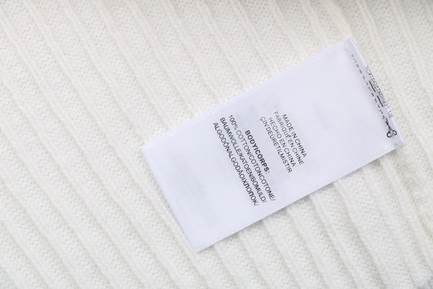 Ralph Lauren Ribbed Pony Logo Knit Polo T-Shirt White Wash label
