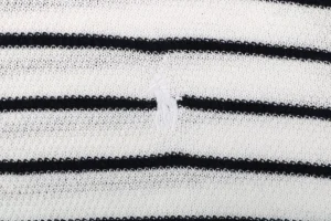 Ralph Lauren Striped Jacquard Knit Polo Shirt White Brand