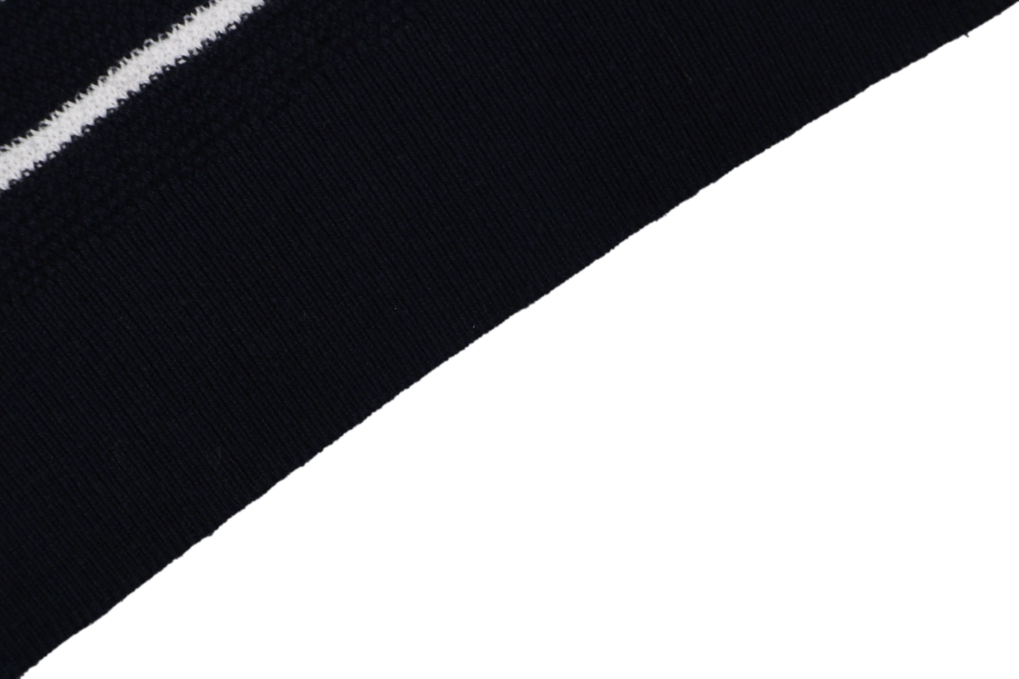 Ralph Lauren Striped Jacquard Knit Polo Shirt Black