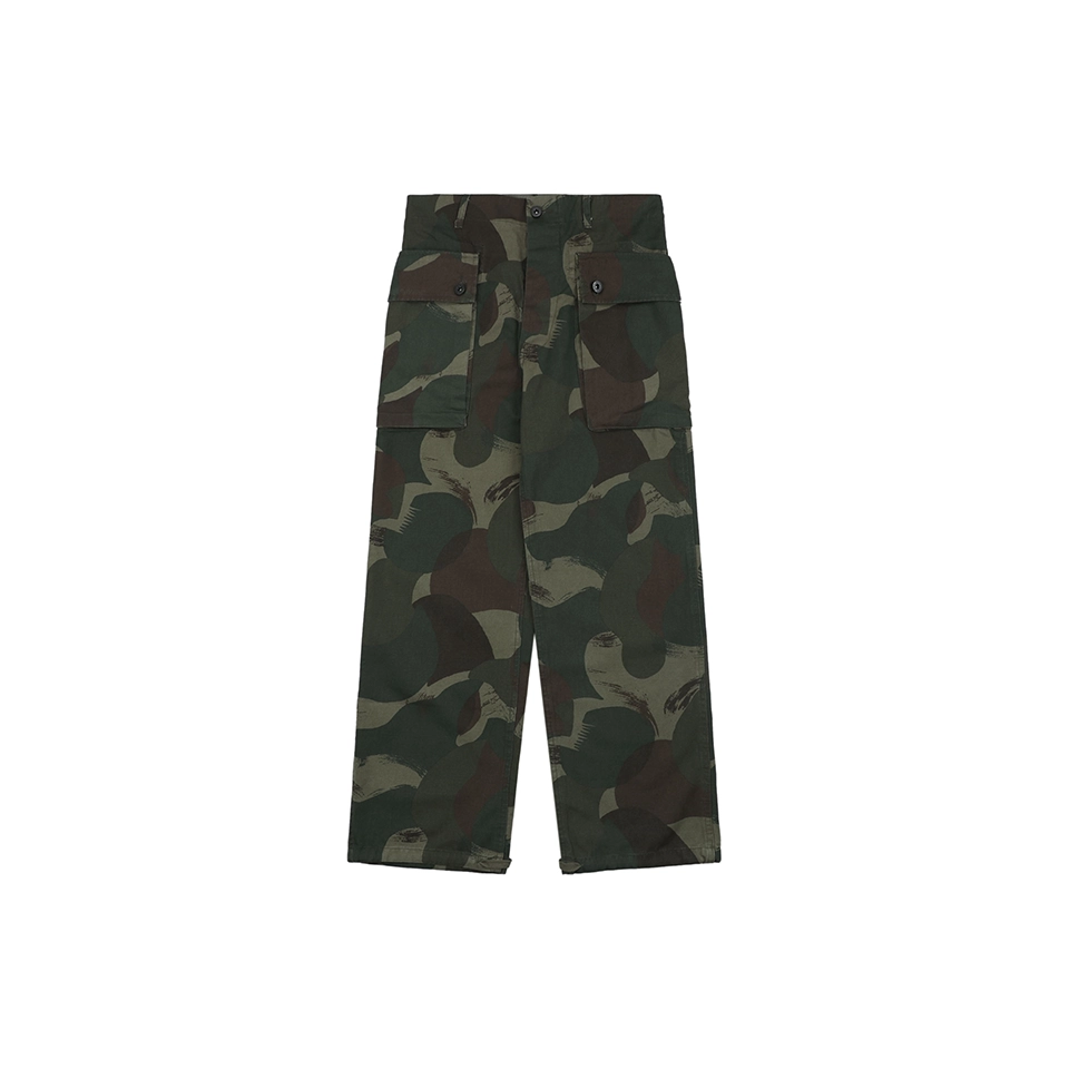 Ralph Lauren Vintage Military Cargo Pants Black Front view