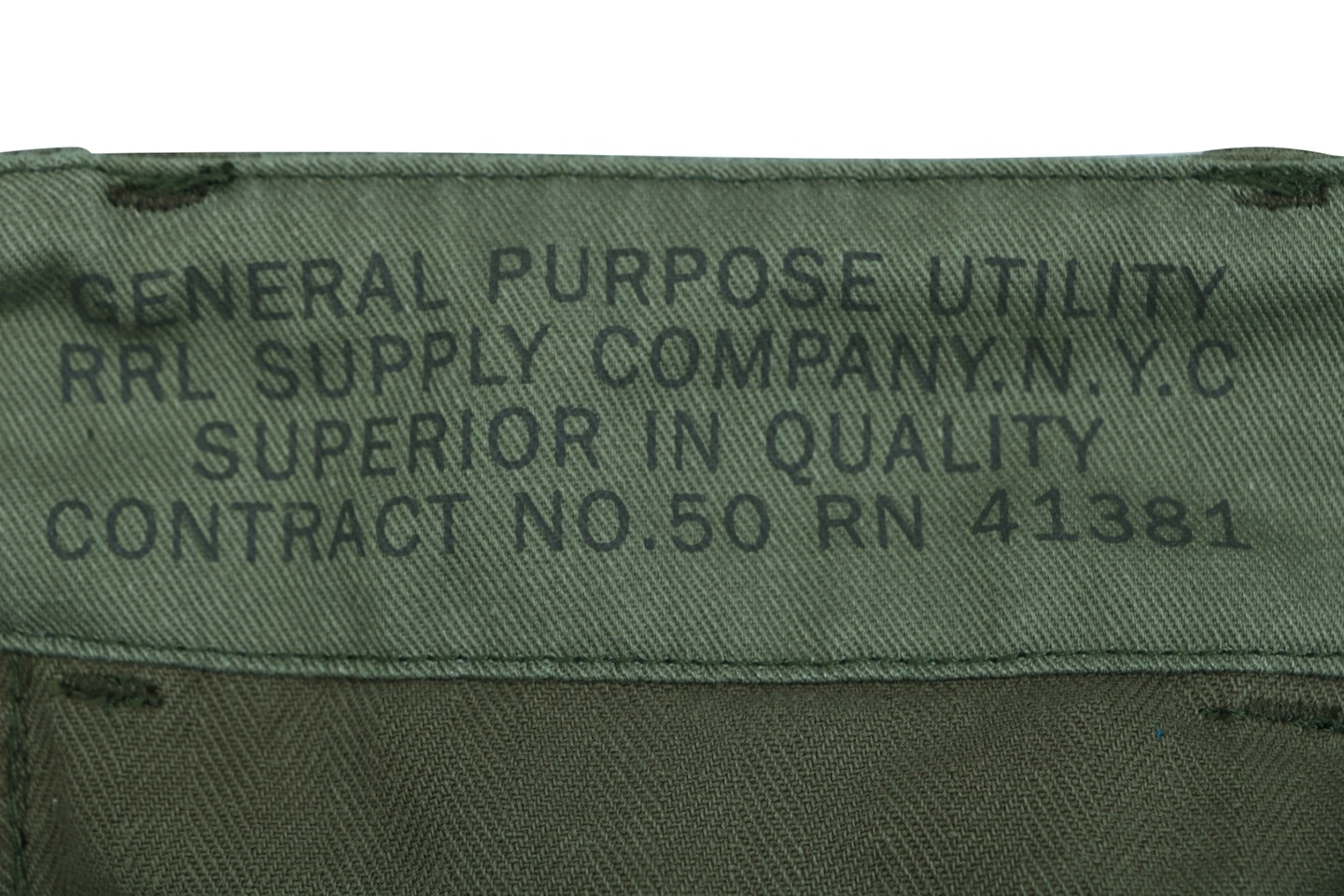 Ralph Lauren Vintage Military Cargo Pants Green label