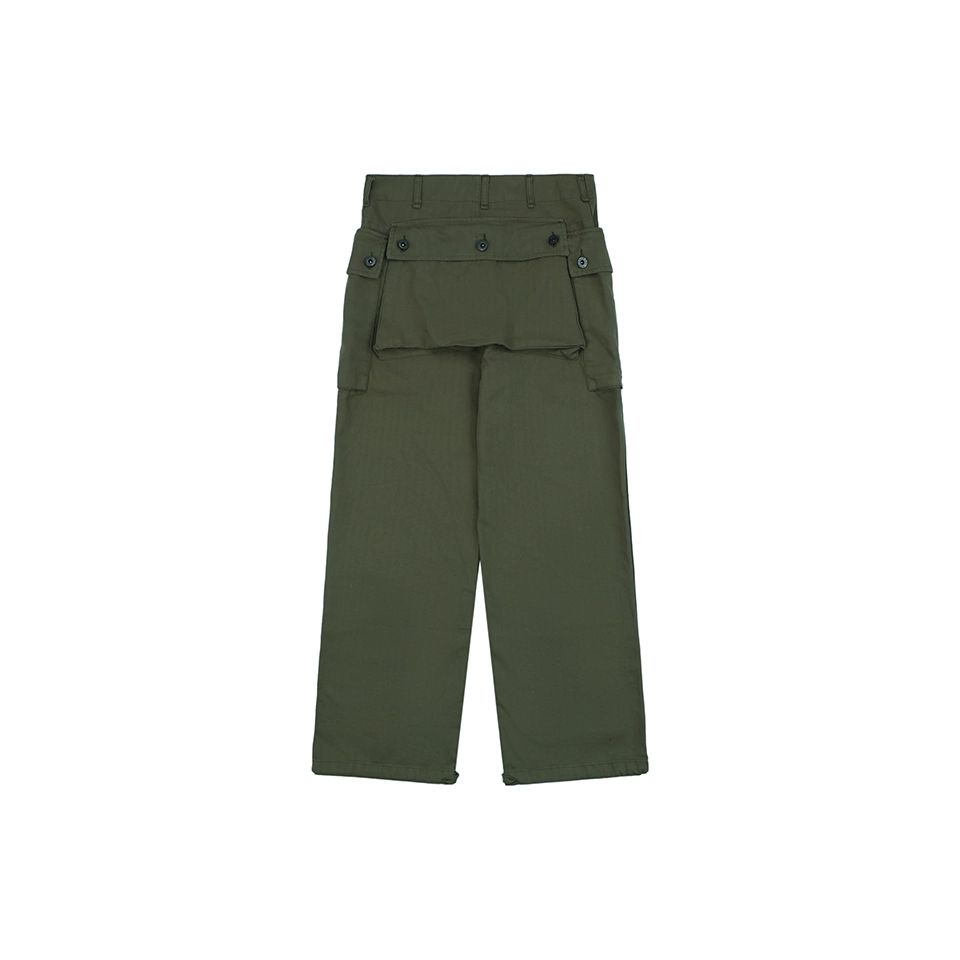 Ralph Lauren Vintage Military Cargo Pants Green Back view