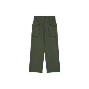 Ralph Lauren Vintage Military Cargo Pants Green Front view