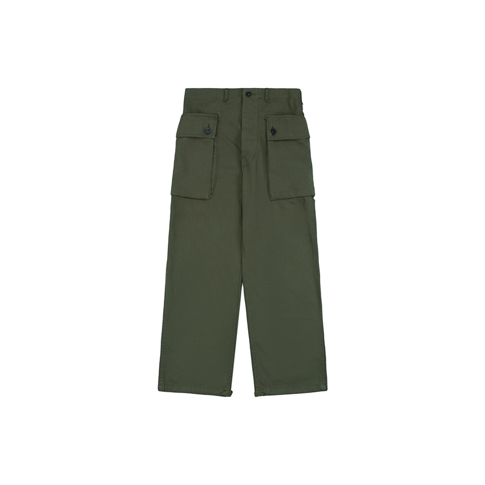 Ralph Lauren Vintage Military Cargo Pants Green Front view