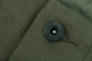 Ralph Lauren Vintage Military Cargo Pants Green Button