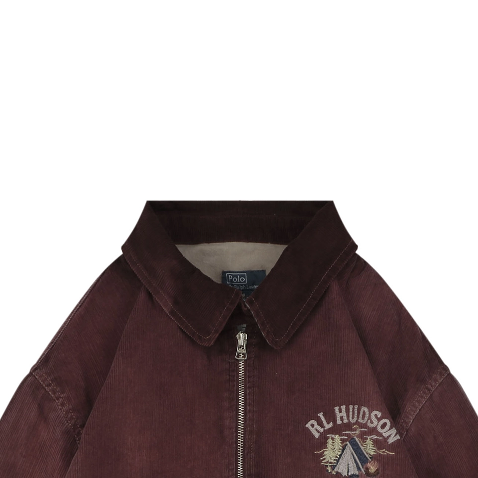 Ralph Lauren W75 Vintage Corduroy Embroidered Jacket