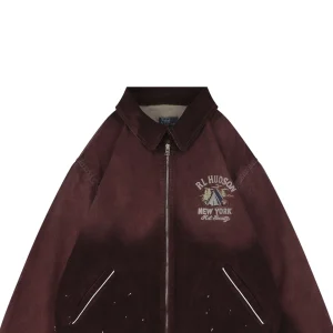 Ralph Lauren W75 Vintage Corduroy Embroidered Jacket