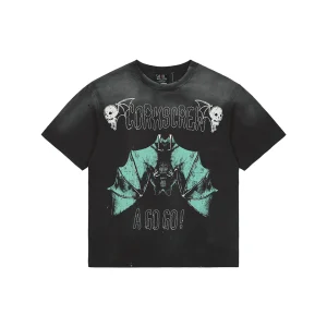 Saint Michael Corkscrew Bat Graphic T-Shirt
