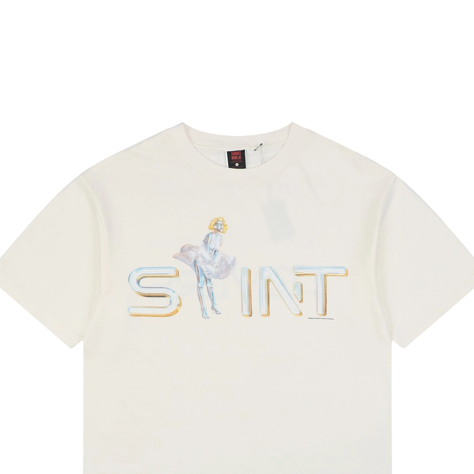Saint Michael Cyber Marilyn Graphic T-Shirt