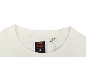 Saint Michael Cyber Marilyn Graphic T-Shirt Collar