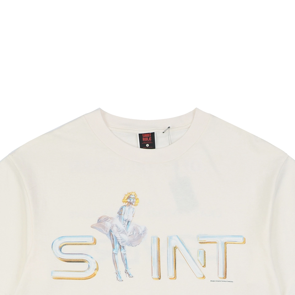 Saint Michael Cyber Marilyn Graphic T-Shirt