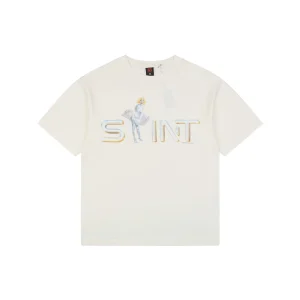 Saint Michael Cyber Marilyn Graphic T-Shirt Front view