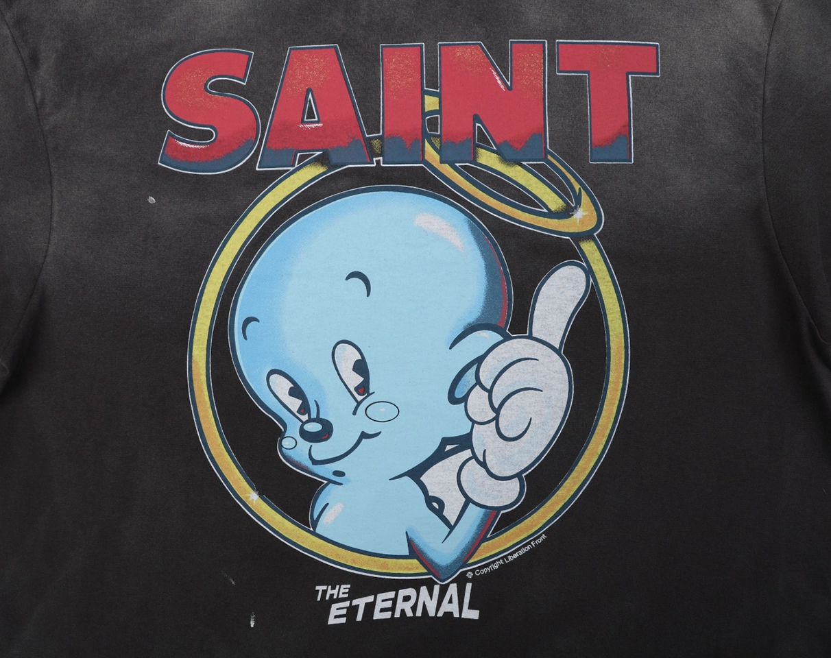 Saint Michael Eternal Angel Graphic T-Shirt Front view