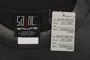 Saint Michael Grim Reaper Graphic T-Shirt Brand label