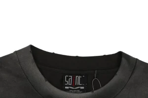 Saint Michael Grim Reaper Graphic T-Shirt Collar
