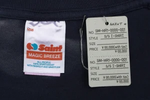 Saint Michael Lumière Vintage Wash T-Shirt Brand label