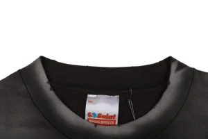 Saint Michael The Matrix Vintage Wash Graphic T-Shirt Collar