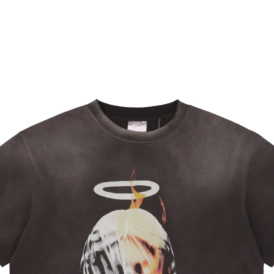 Saint Michael Veiled Angel Graphic T-Shirt