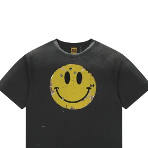 Saint Michael Vintage Smiley Distressed T-Shirt