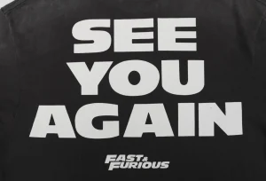 Saint Michael × Fast & Furious Vintage Graphic T-Shirt Back Print
