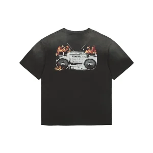 Saint Michael × Nas Flame Cassette Graphic T-Shirt Back view