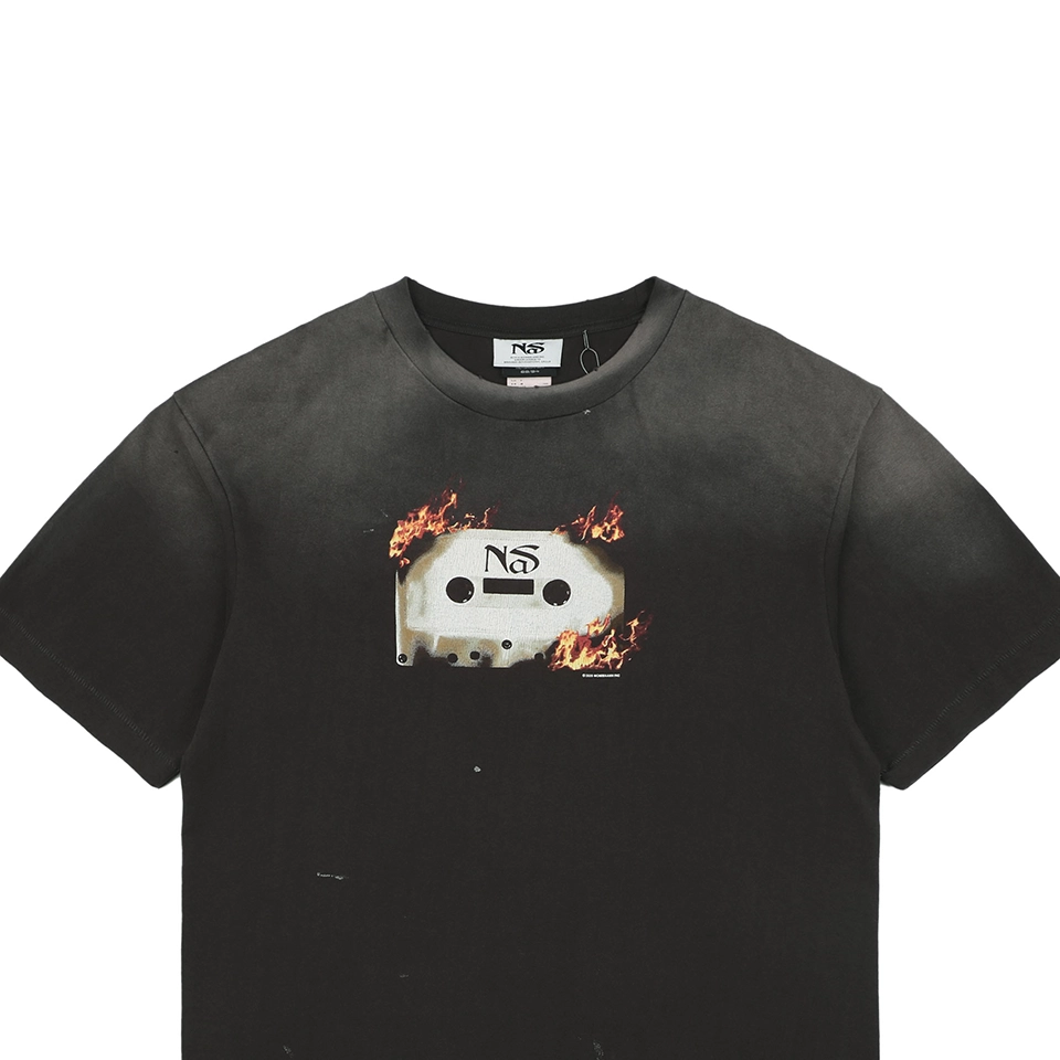 Saint Michael × Nas Flame Cassette Graphic T-Shirt