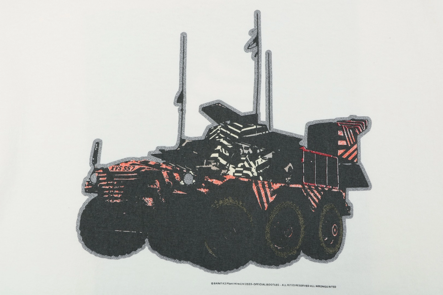Saint Michael × The KLF × Kosuke Kawamura “Ice Cream Tank” Vintage Graphic T-Shirt Front Print