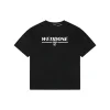 We11done 1506 Logo Print T-Shirt (Black/Grey)