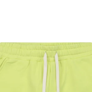We11done Box Stripe Silicone Logo Sweat Shorts