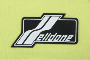 We11done Box Stripe Silicone Logo Sweat Shorts Back Brand