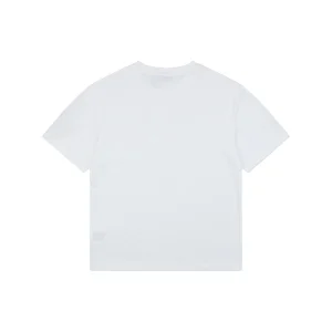 We11done Circle Logo Graphic T-Shirt White Back view