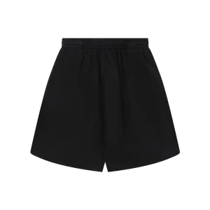 We11done Distressed Gothic Logo Shorts Back view