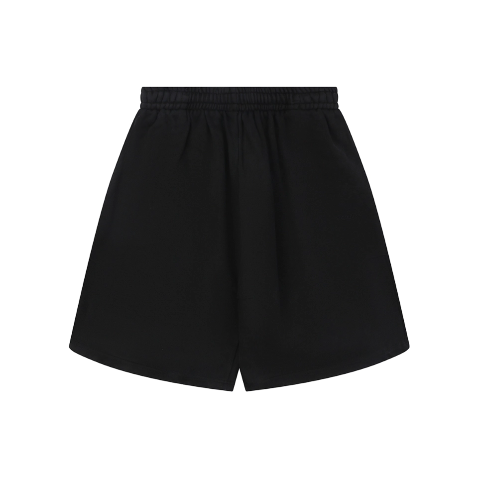 We11done Distressed Gothic Logo Shorts Back view
