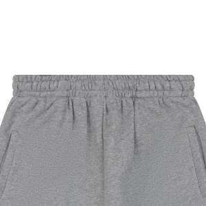 We11done Distressed W Logo Sweat Shorts Grey