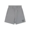We11done Distressed W Logo Sweat Shorts (Grey/Black)