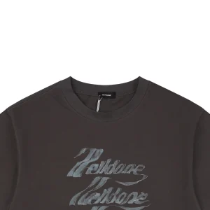 We11done Five-Line Script Logo T-Shirt Black