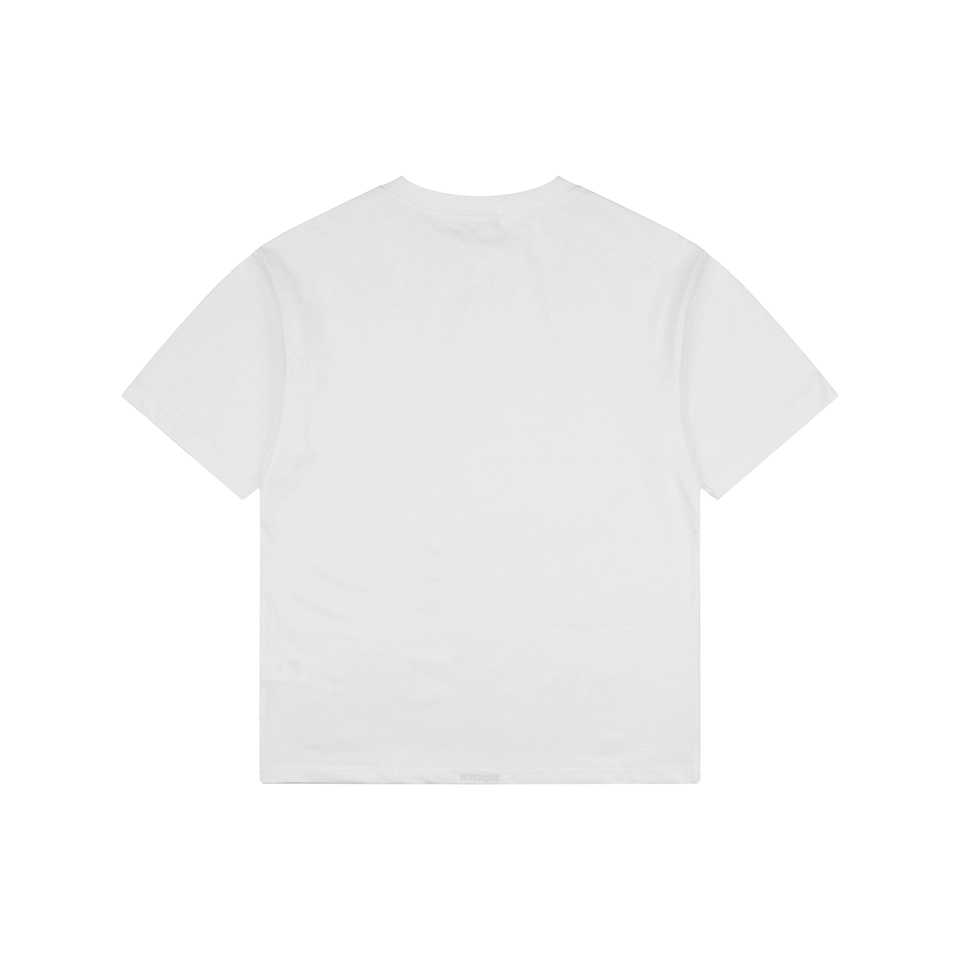 We11done Five-Line Script Logo T-Shirt White Back view