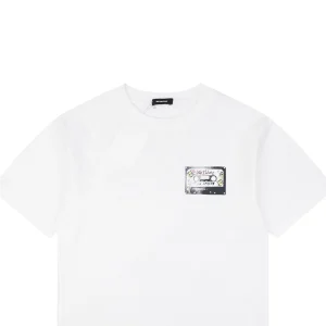 We11done Hand-Drawn Cassette Graphic T-Shirt White
