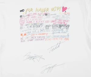 We11done Hand-Drawn Cassette Graphic T-Shirt White Back Print