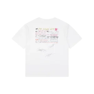 We11done Hand-Drawn Cassette Graphic T-Shirt White Back view