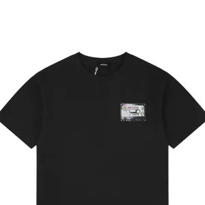 We11done Hand-Drawn Cassette Graphic T-Shirt Black